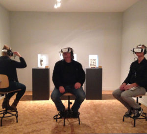 A virtual reality tour in the reconstructed Mosul museum in Iraq
